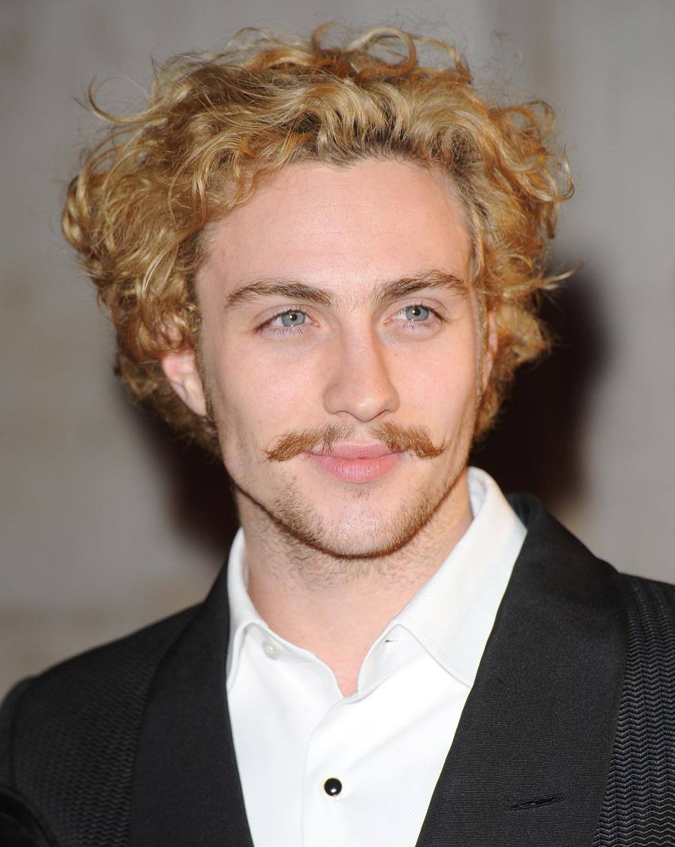 Blonde curly hair actor