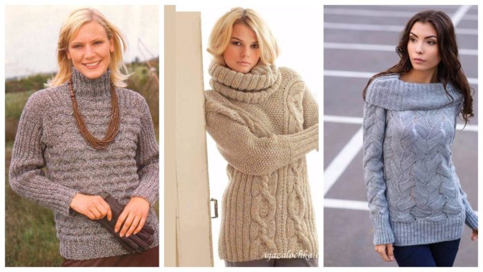 Вязаные женские свитера – тренд осенне-зимнего сезона 2016/2017