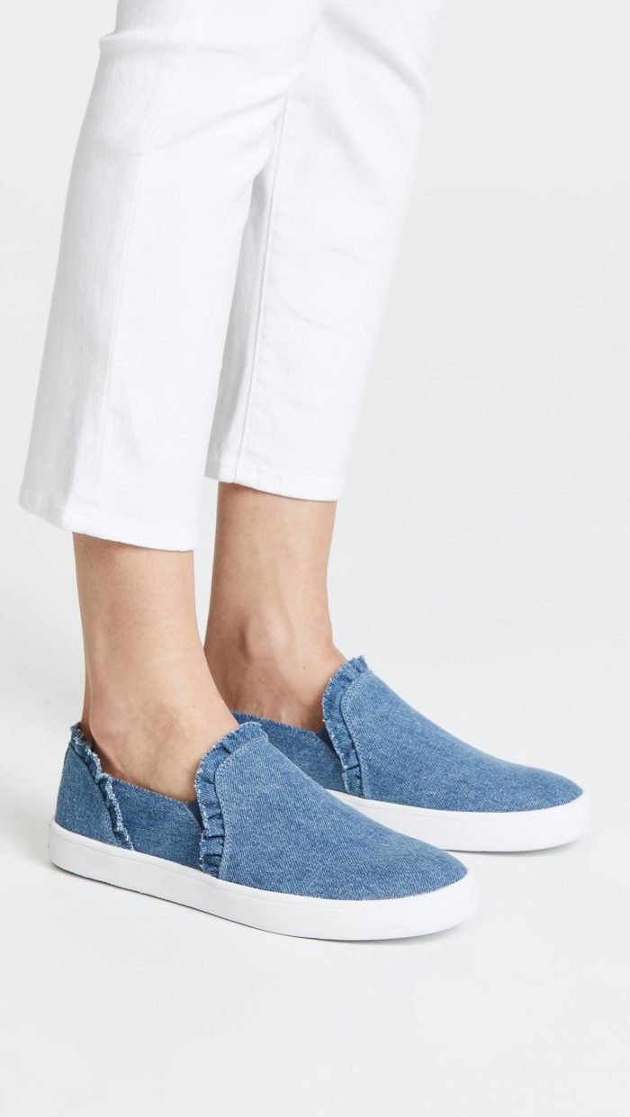обувь весна лето: джинсовые слипоны